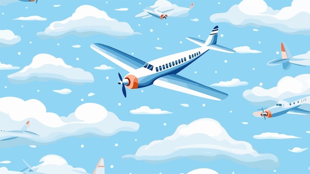 a cartoon drawing of a blue and white airplane with the words  airplane  on the top