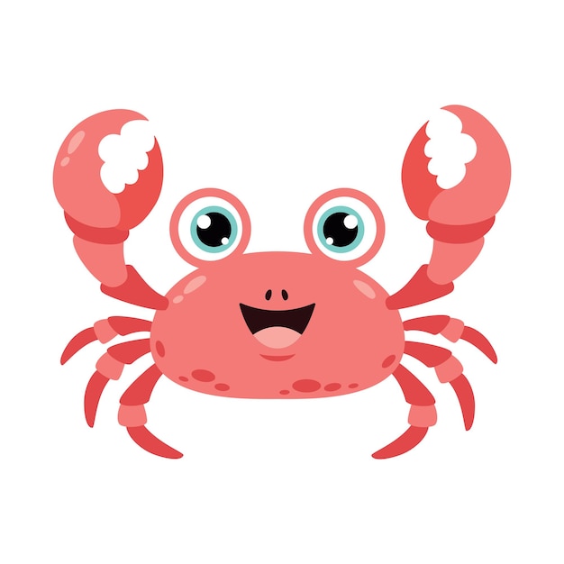 Cartoon Drawing Of A Crab