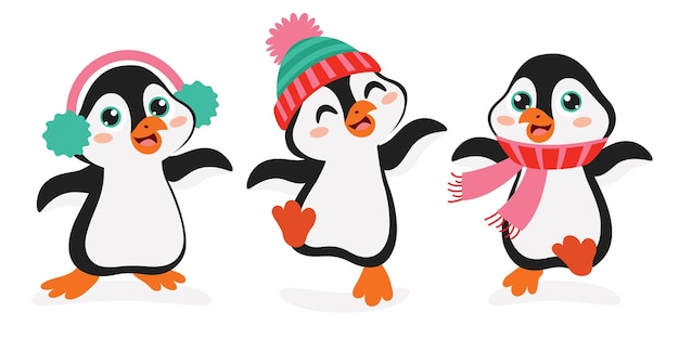 Cartoon Drawing Of Penguin Character