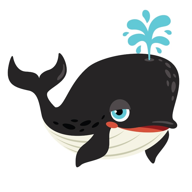 Cartoon Drawing Of A Whale