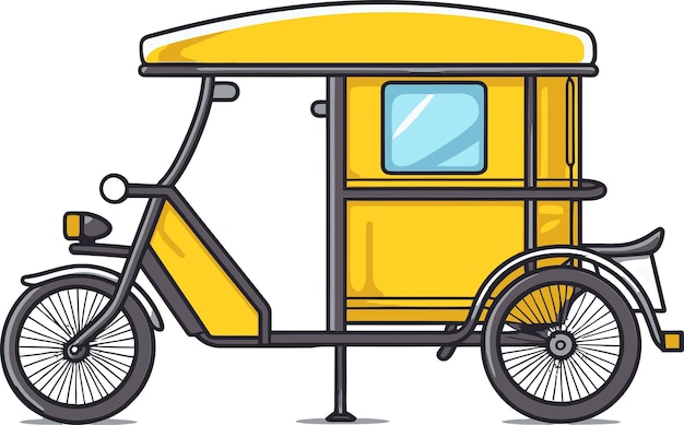 Vector a cartoon drawing of a yellow school bus with a window and the word  bus  on it