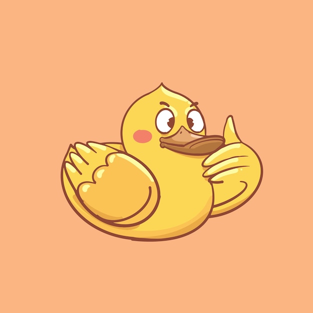 Cartoon duck illustration design