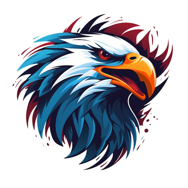 Cartoon eagle vector design