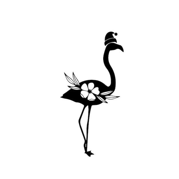 Cartoon flamingo cute