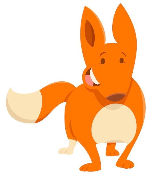 cartoon fox animal character