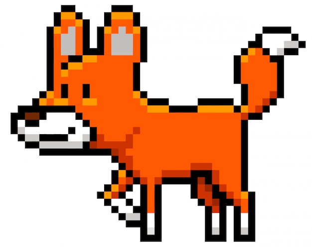 Cartoon Fox  Pixel design