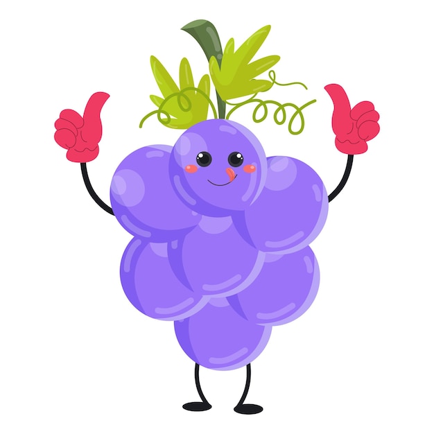 Cartoon Fruit Characters suitable for children's clothing designs