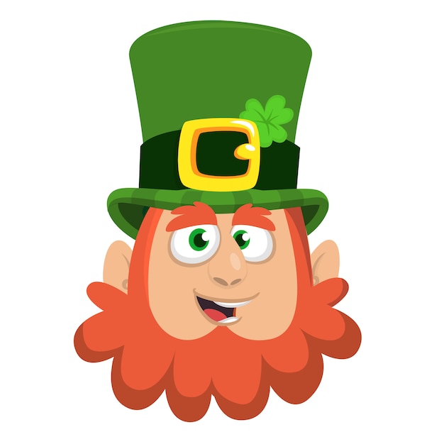 Cartoon funny Leprechaun illustration