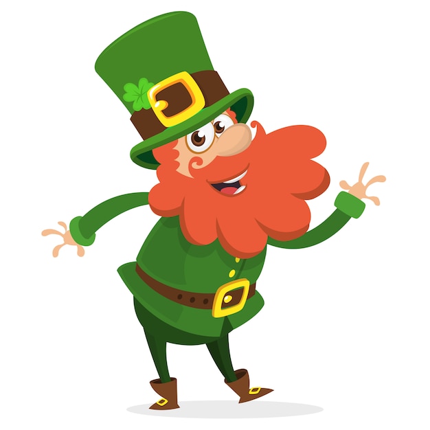 Cartoon funny Leprechaun illustration