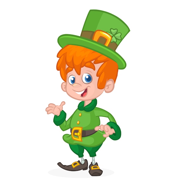 Cartoon funny Leprechaun illustration