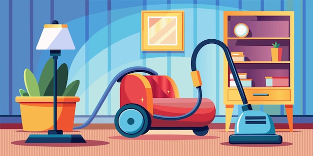 a cartoon of a gas pump with a hose and a man in a room with a sign that says quot c quot