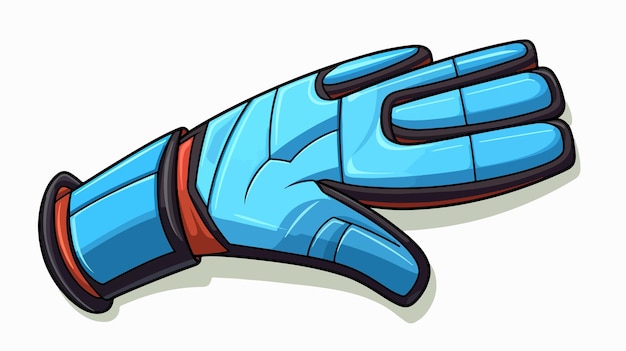 Vector a cartoon of a glove that says a on it