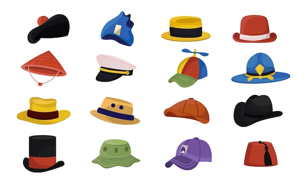 Cartoon hat trendy collection head wear Cylinder panama straw or cap clothes headgear