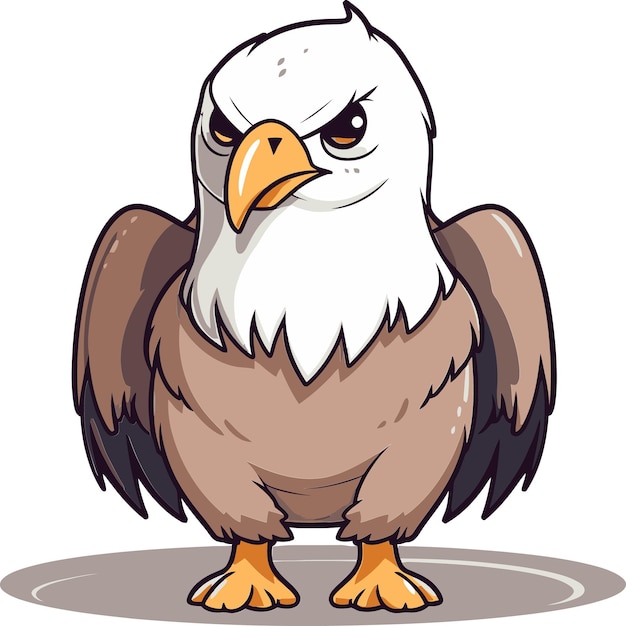 a cartoon image of an eagle with a cartoon image of an eagle