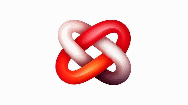 Vector cartoon knot rotation icon vector illustration