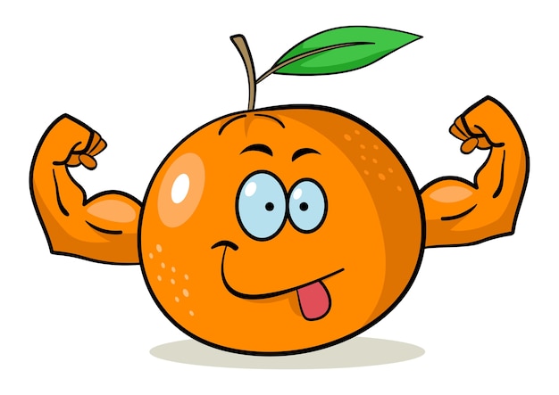 Cartoon Orange