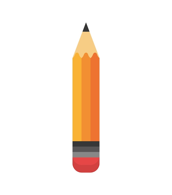 cartoon pencil write school design