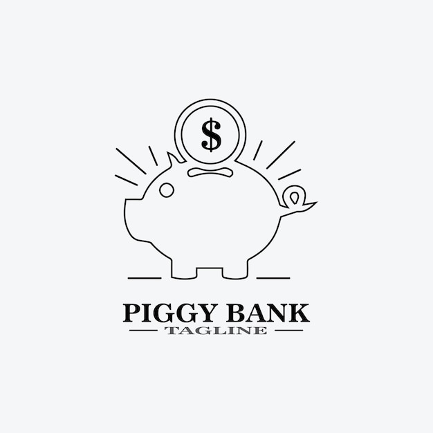 Cartoon pig Design illustration