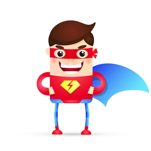 cartoon power superhero character