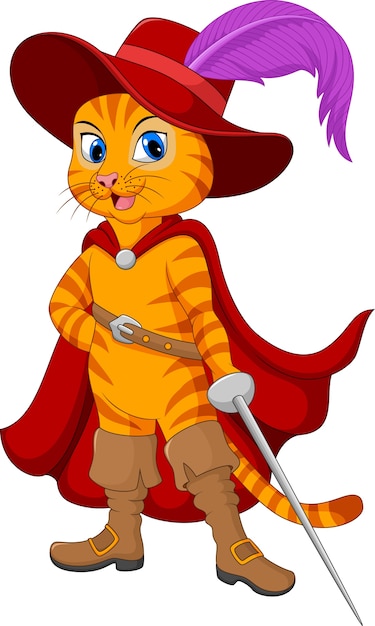 Cartoon puss in boots