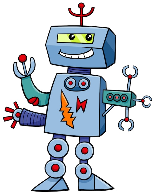 cartoon robot fantasy character