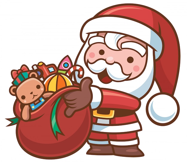 Cartoon Santa Claus