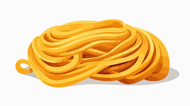 Vector cartoon spaghetti icon vector illustration