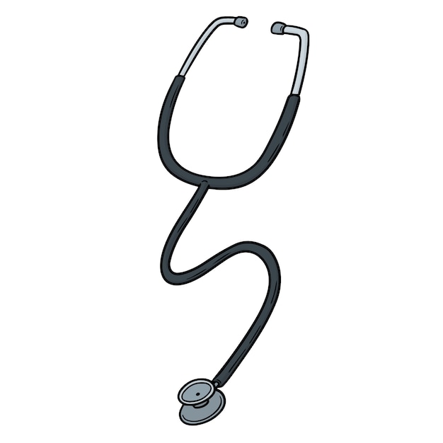 Cartoon stethoscope