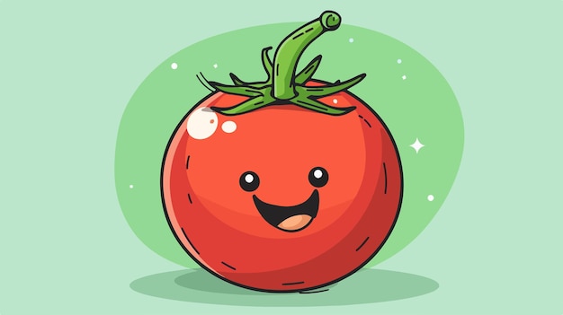 a cartoon of a strawberry with a smile on it