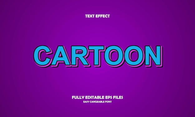 Cartoon text effect