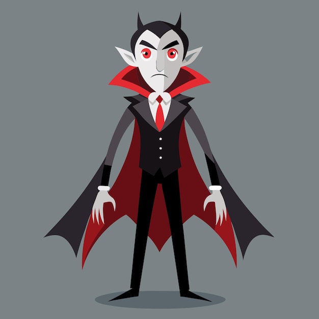 cartoon vampire illustration