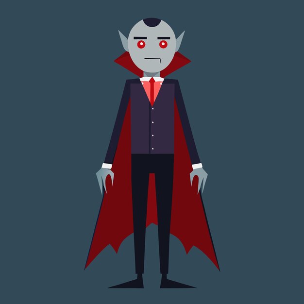 cartoon vampire illustration