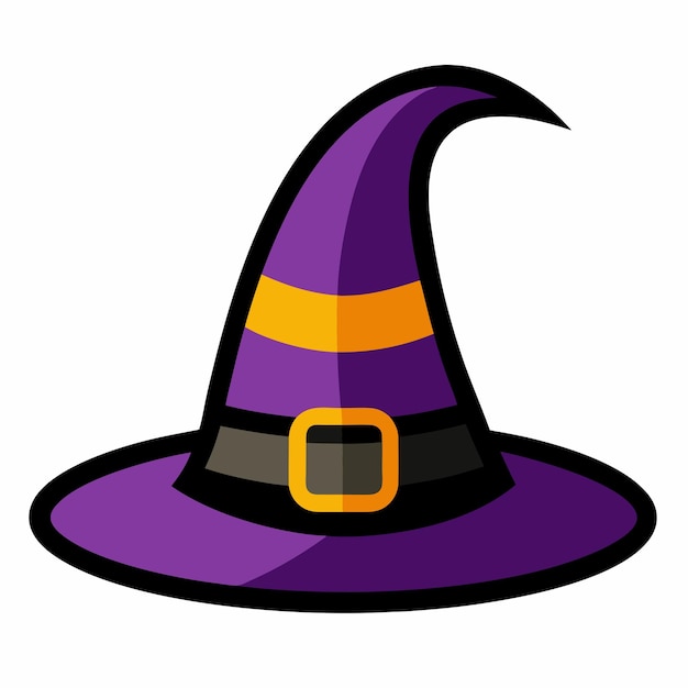 cartoon witch hat clipart