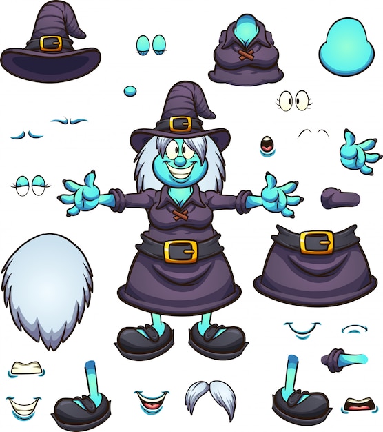 Cartoon witch