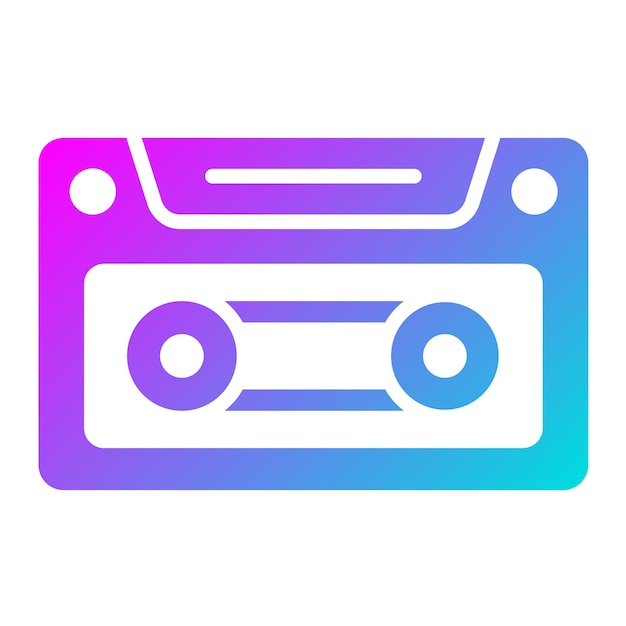 Casette Vector Icon Design Illustration