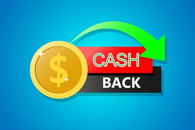 Cash back service, financial payment label