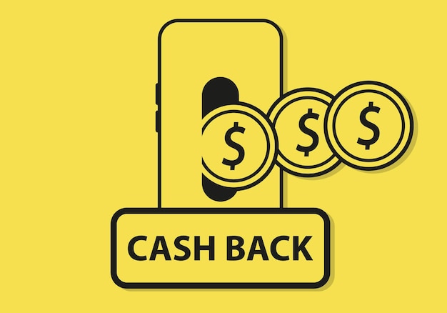 Cash Back . Vector Illustration