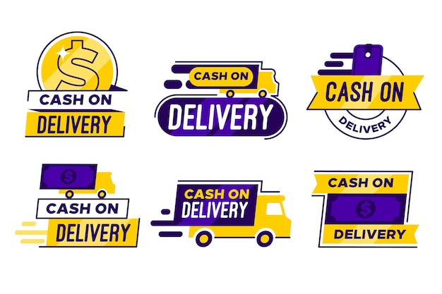 Cash on delivery badge collection