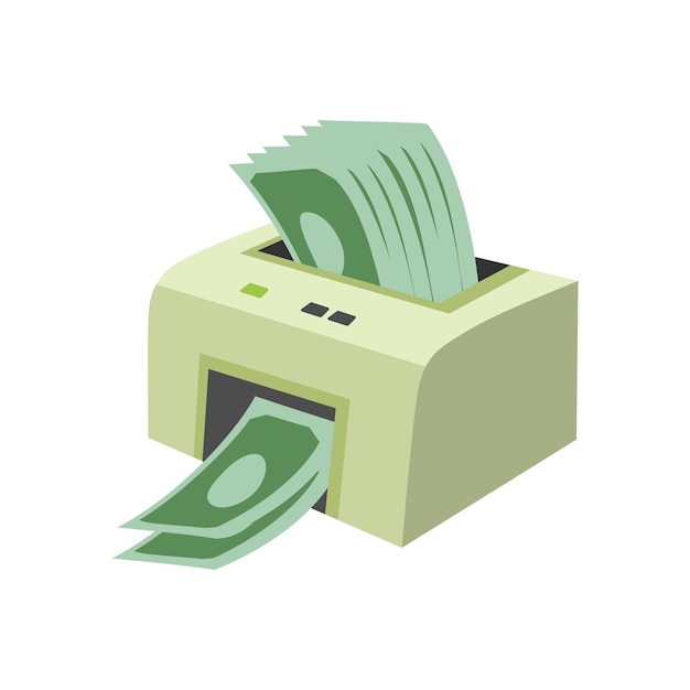 Cash register in flat style Cash register Vector illustration