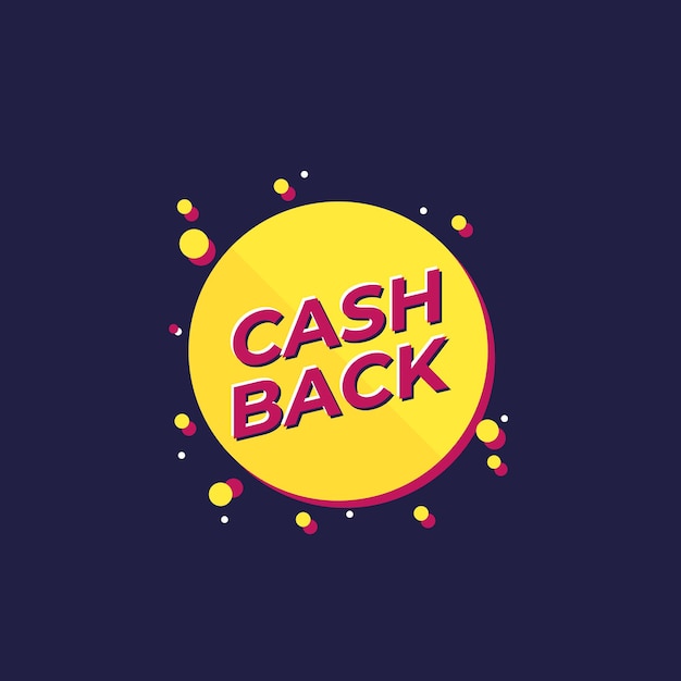 Cashback offer, vector design