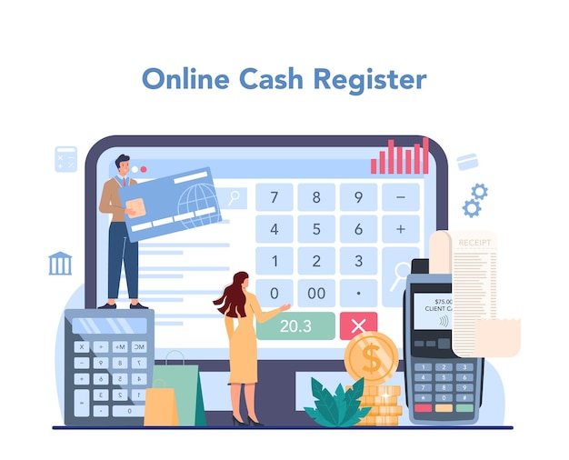 Cashier online service or platform