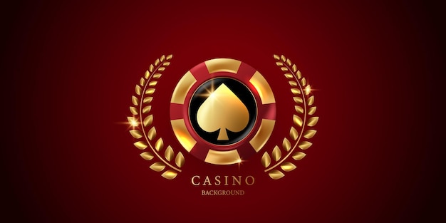 casino background vector illustration for gambling poster banner elegant design