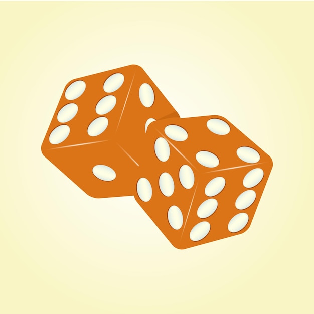 Casino dice. Element for your design