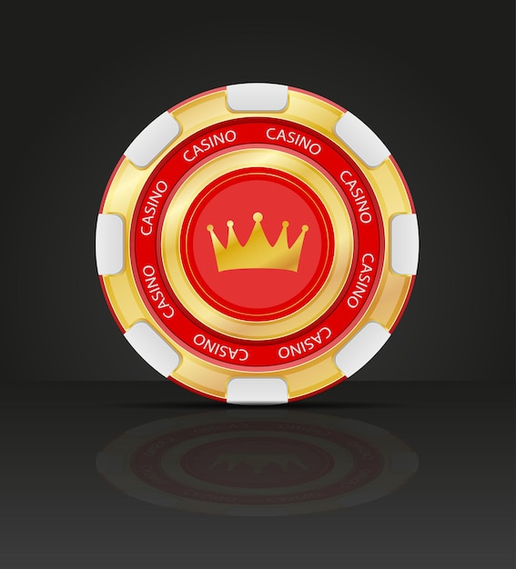 Casino gambling chips vector illustration