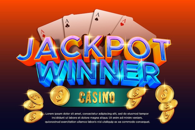 casino game screen display editable text effect