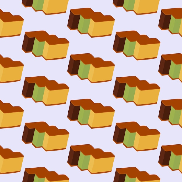 Castella cake pattern