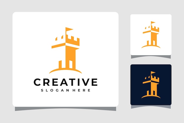 Castle Logo Template Design Inspiration