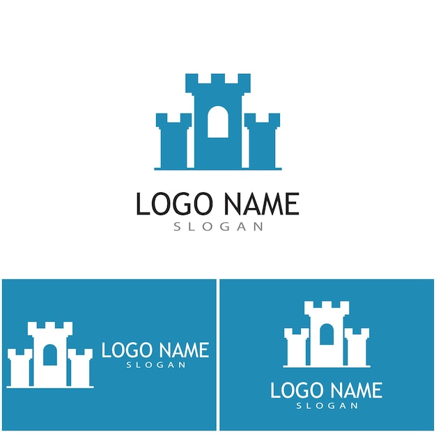 Castle Logo Template vector symbol icon design