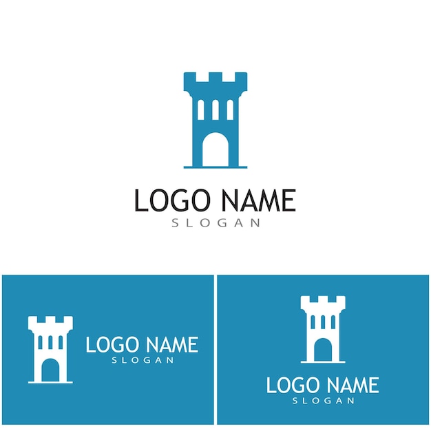 Castle Logo Template vector symbol icon design