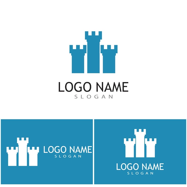 Castle Logo Template vector symbol icon design